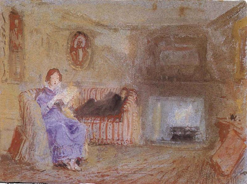 Joseph Mallord William Turner The Gril Read to the boy